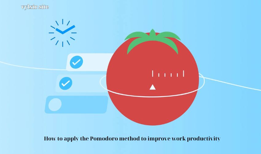 How to apply the Pomodoro method to improve work productivity